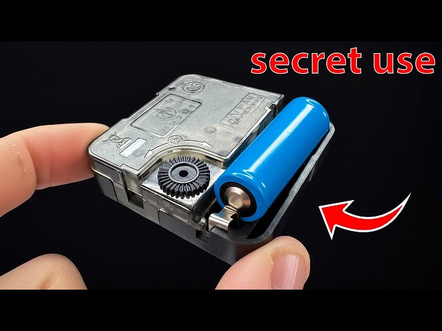 Hidden Secret of a Clock Motor! Turn a Small Component into a Smart Invention 😱 | Creation Hack