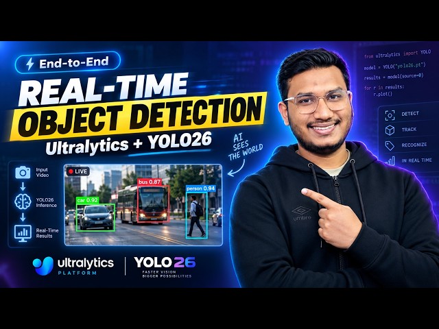 End-to-End Real-Time Object Detection with Ultralytics Platform & YOLO26