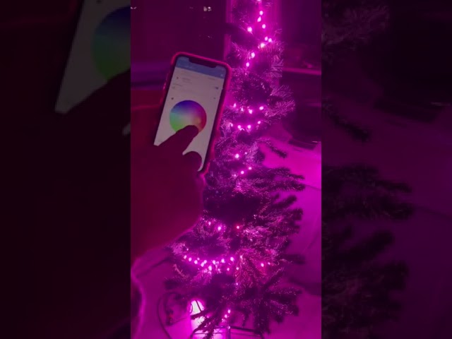 14 DIY Christmas tree LED with home assistant #electrical #electric #iot #diyprojects #shorts