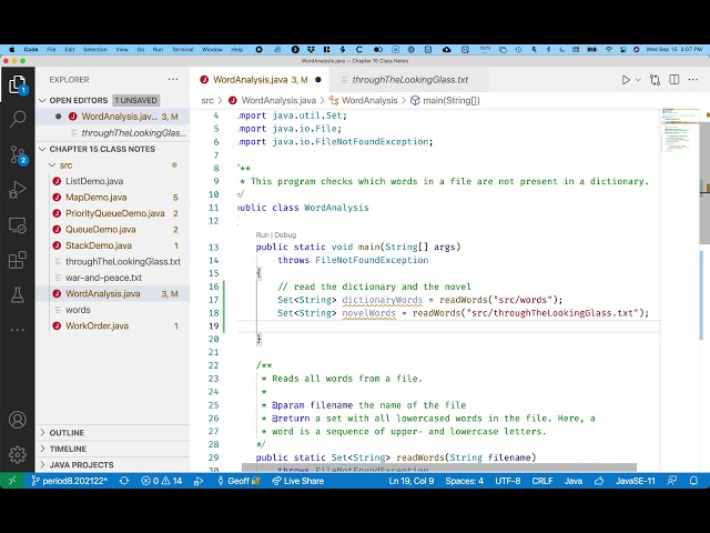 Software Engineering Data Structures 02.06: Sets