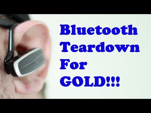 Bluetooth Teardown For Precious Metals