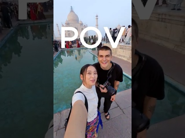 I finally saw the Taj Mahal 🥺