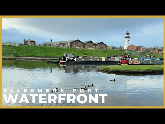 National Waterways Museum Walk (Part 2) 🚢 Ship Canal & Estuary | 4K 60fps HDR | No Talking