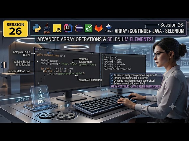 Session 26  Array continue  Java   Selenium