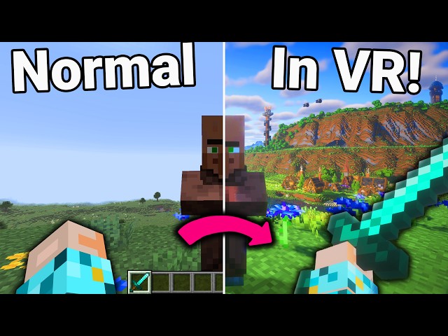 I Made Minecraft Into The Perfect VR Game using Mods… AGAIN! (2026)