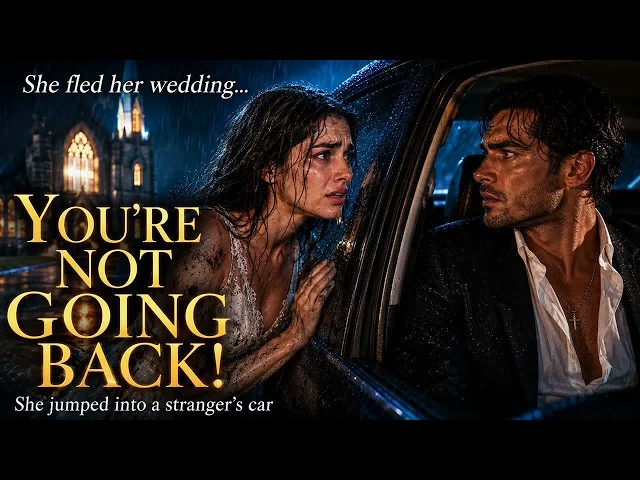 Runaway Bride Jumps Into a Mafia Boss’s Car: “You’re Not Going Back!”