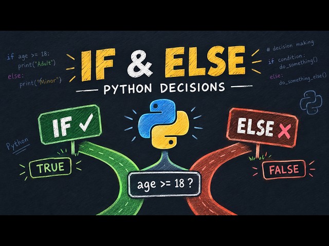 IF & ELSE in Python  {Python project using (IF & ELSE) part 1.}