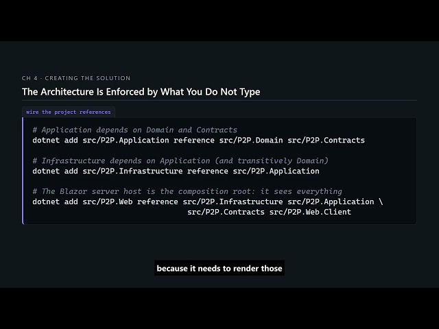 Lesson 11 of Procure-to-Pay: Enterprise Blazor with Clean Architecture.