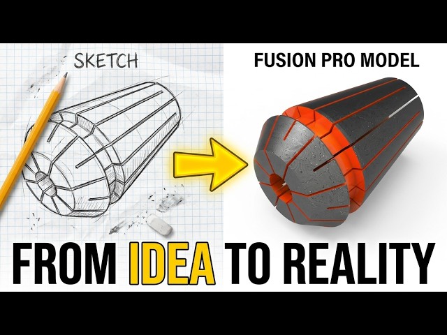 How to make a Collet Chuck in Autodesk Fusion