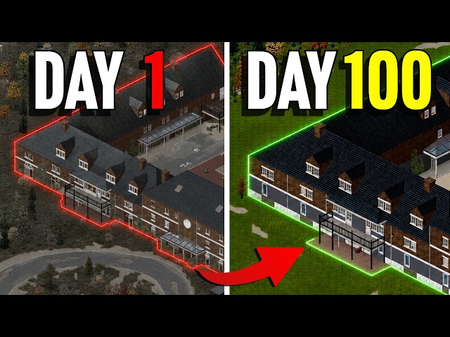I Turned an Abandoned Boarding School Into the Ultimate Zombie Fortress | 100 Day Movie