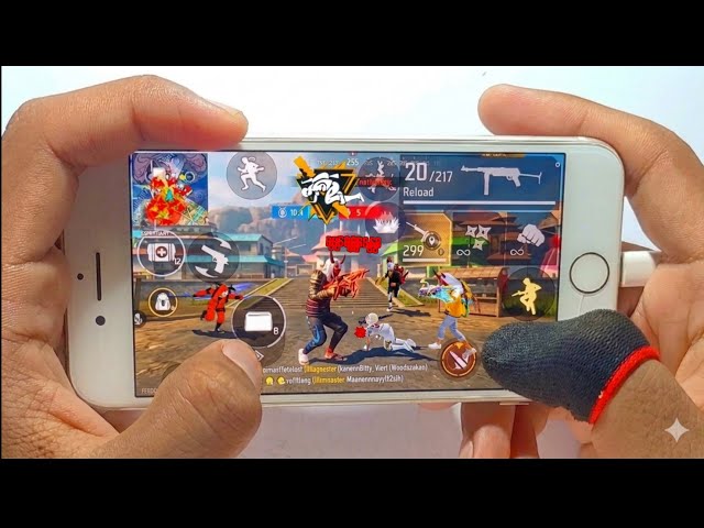 Iphone 6s 29+kill in Br rank Free Fire full  Handcam gameplay +2gb ram test 🔥