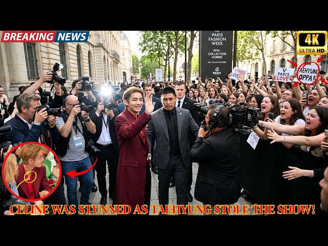 🔥 1 Minute Ago! Kim Taehyung STUNS Paris at CELINE Fashion Week 2026—ARMY Can't Believe It!