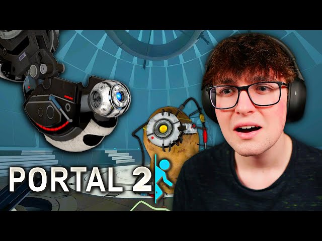The Idiot Mastermind & GLaDOS is a Potato?? | Portal 2 [2]