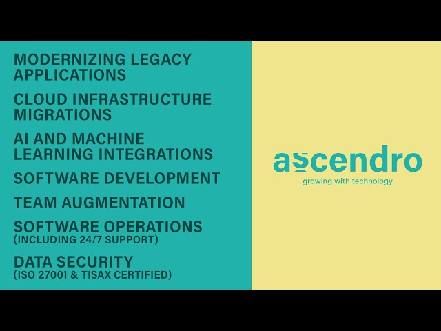 Ascendro, Your Software Development Partner for the Future