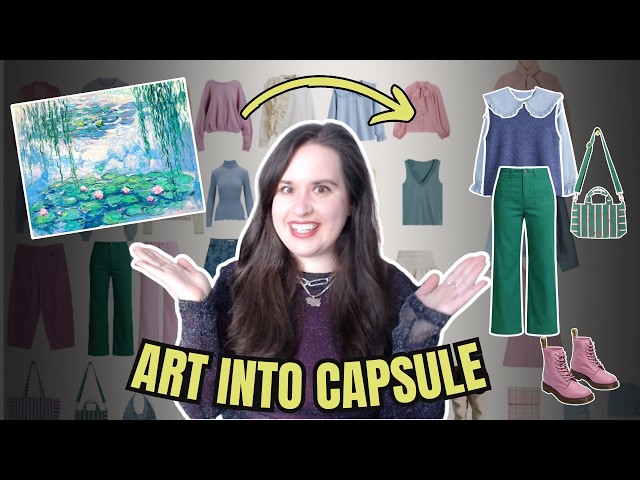 A Winter Capsule in Summer Colours | Art-inspired capsule wardrobe ep.3
