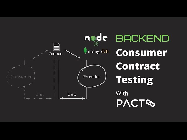 Consumer Driven Contract Testing with Pact - Backend