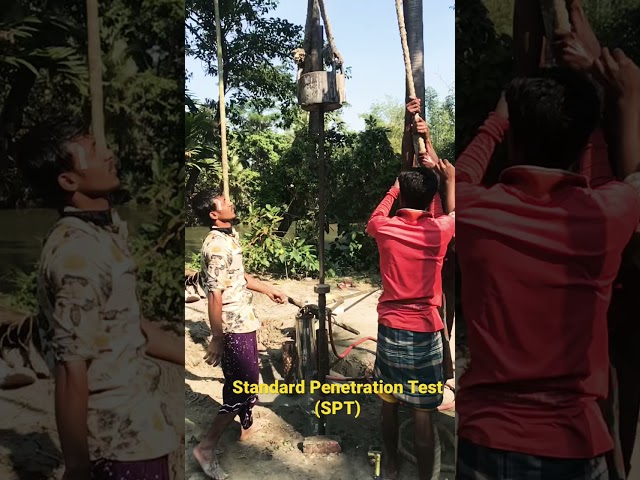 Soil test Standard Penetration Test (SPT)