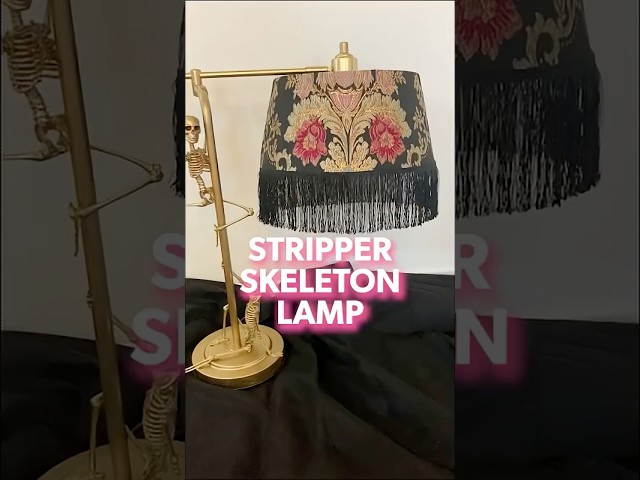 Skeleton Stripper Lamp DIY