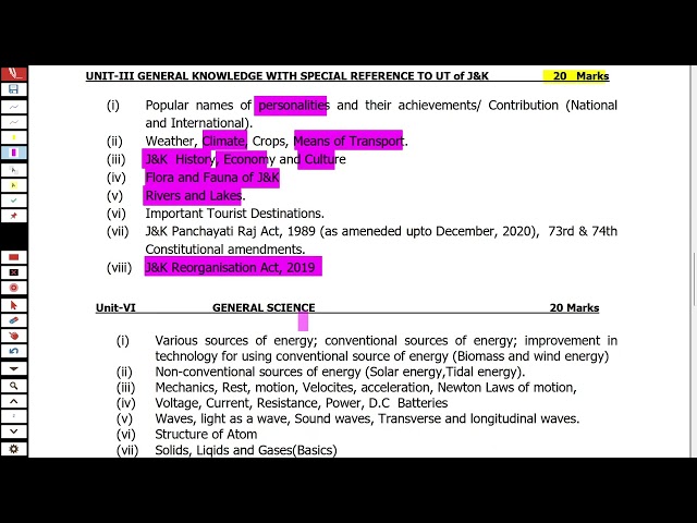 JKSSB || KASHMIRI MIGRANT || COURSE || SYLLABUS DISSCUSSION