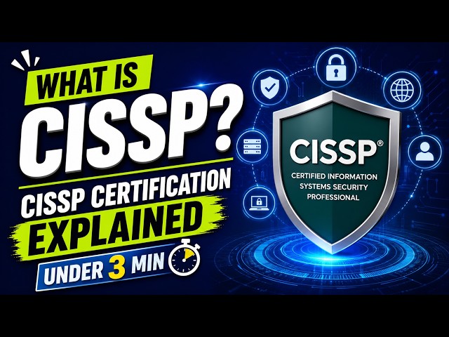 What is CISSP? | CISSP Certification Explained Under 3 min | The Knowledge Academy