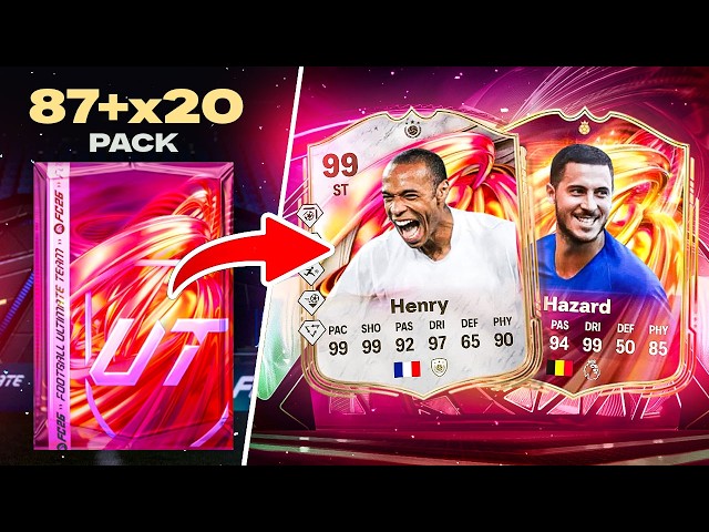 CRAZY 91+ x5 PACKS 🚀 & 87+ x20 PACKS FOR FUTTIES TEAM 2! #eafc26