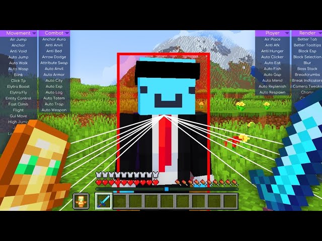 Hacking until server ban's mee... #live #minecraft #shortfeed