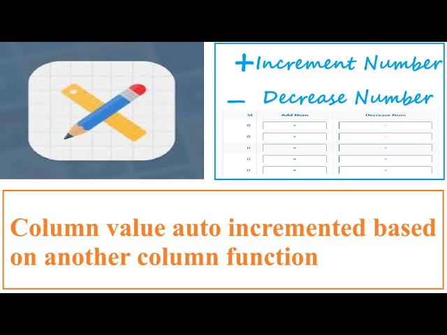 Oracle Apex- Interactive Grid || Add special character & Increment column