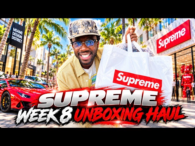 SUPREME FW26 WEEK 8 UNBOXING HAUL