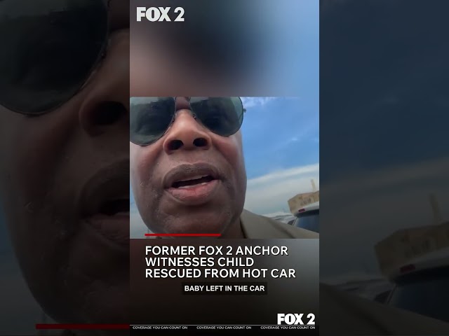 Former FOX 2 anchor witnesses child rescued from hot car