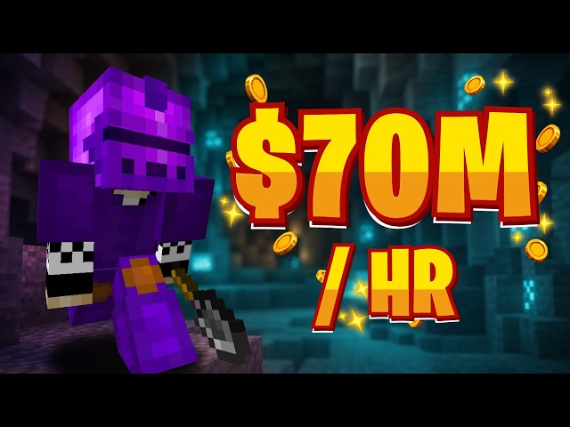 I Found the EASIEST $70,000,000/HR Skyblock Money Method...