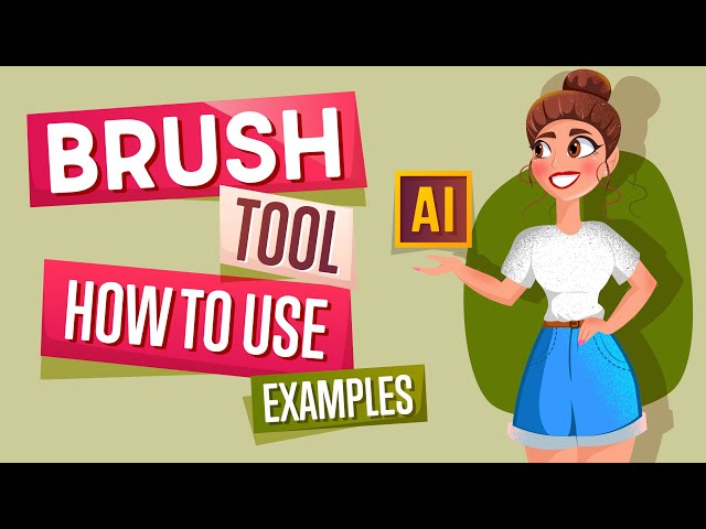 PAINTBRUSH TOOL. ADOBE ILLUSTRATOR. HOW TO USE + EXAMPLES
