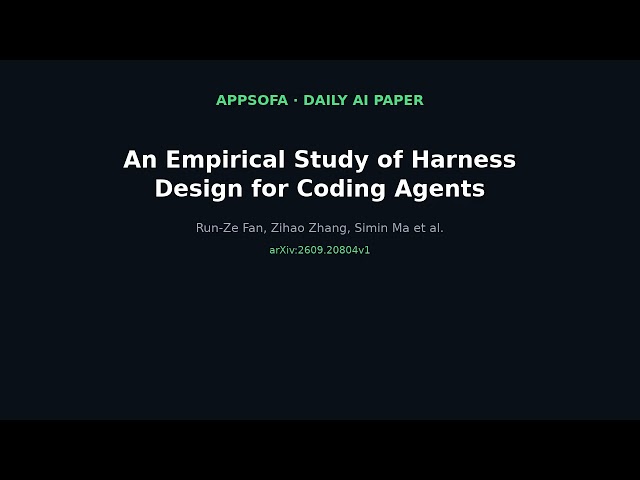 An Empirical Study of Harness Design for Coding Agents
