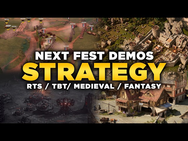 Top Strategy Demos you NEED to Play For Steam Next Fest!