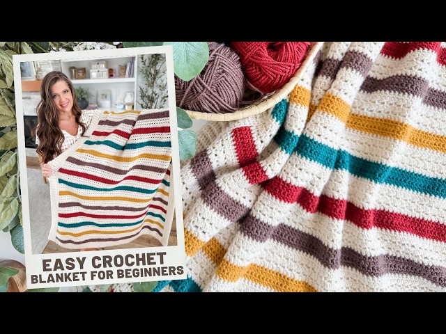 Easy Crochet Blanket Tutorial | MJ’s Signature Blanket Pattern