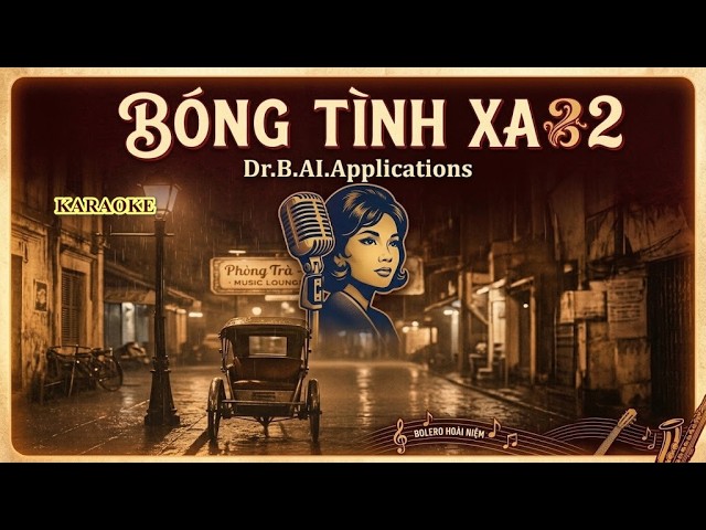 Bóng Tình Xa 2 | KARAOKE – Giọng Nữ Trầm Ấm | Em Cứ Đi Thôi