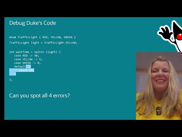 Duke's Debugging Challenge #3 of 5 - Switch Expressions - Solution