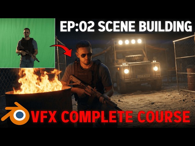 Blender Greenscreen VFX Course (Ep. 2: Scene Building)
