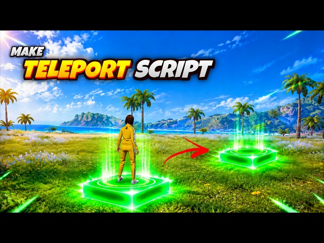 Crafland Map Me Teleport Script Kaise Lagaye  | 100% Working