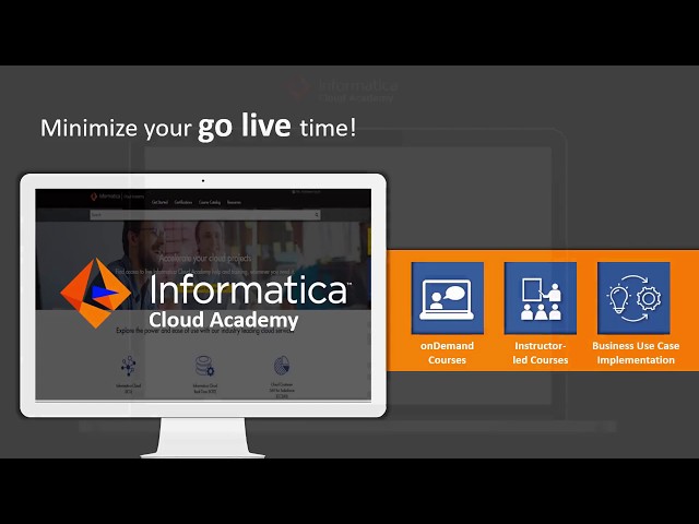 Informatica Cloud Academy Course Introduction