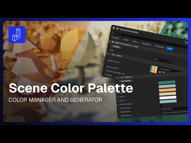 Scene Color Palette - UE5 - Walkthrough