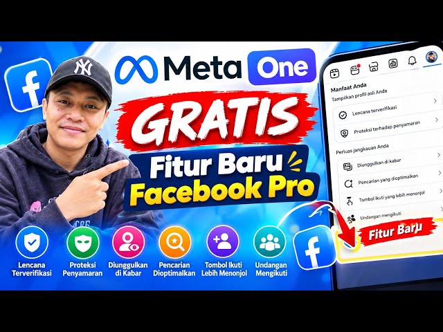 Fitur Meta One Facebook Pro || Cara Dapat Centang Biru Gratis Di Facebook