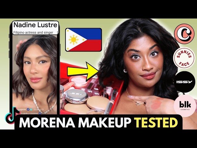 FULL FACE of Filipino Makeup 🇵🇭 on Morena Olive Skin: West Take Notes (blk, Issy, more)