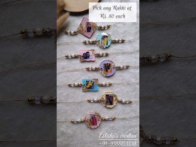 Resin Rakhi || Photo Rakhi || Personalised Rakhi || Handmade Rakhi #rakhi2024