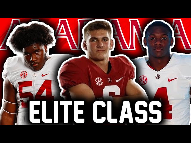 The 2022 ALABAMA FRESHMAN CLASS is ELITE...