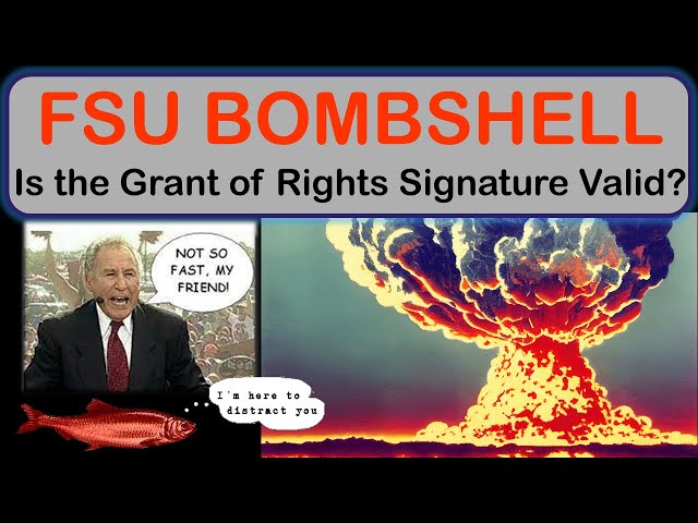 FSU Bombshell Grant of Rights Not Approved or Signed by Board - FSU ACC Lawsuit, Motion to Dismiss