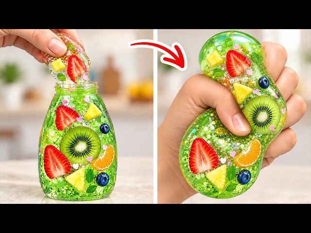 🤩 DIY FIDGETS That Are So Satisfying! 🌀 Slime, Crafts & More