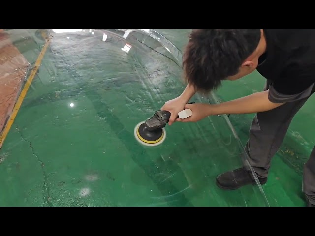 Removing Scratches from Polycarbonate PC Dome with Polishing Compound - Skycamp