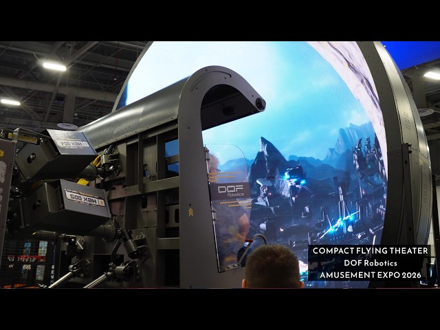 DOF Robotics Launches The Compact Flying Theater At Amusement Expo 2026