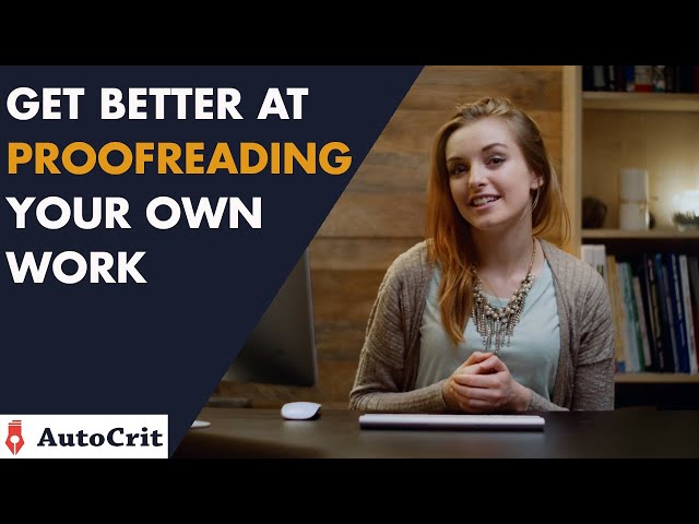 Proofreading Tips for DIY Authors