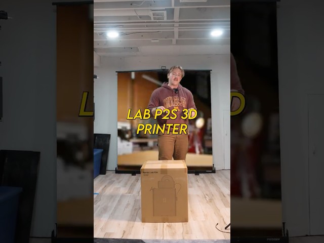 I Finally Upgraded My 3D printer #3dprinting #design #art #unboxing #shorts #p2scombo #engineering